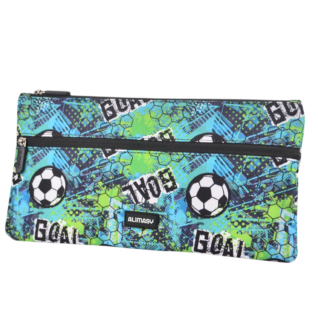 Large School Pencil Case Football
