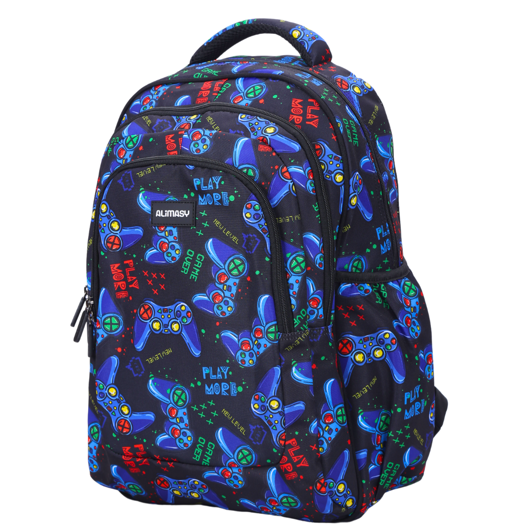 Gaming Large Kids Backpack Waterproof School bag โ Alimasy