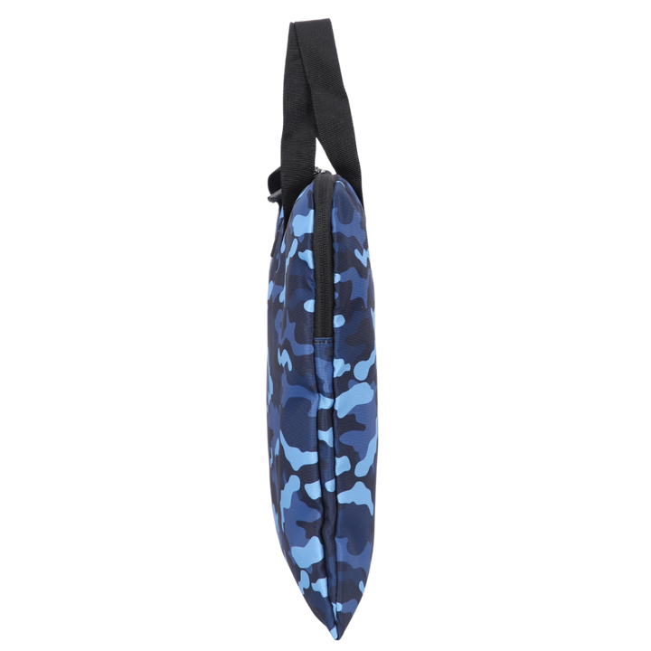 Blue Camouflage Library Bag