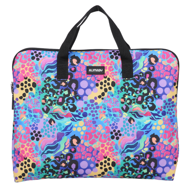 Electric Leopard Library Bag