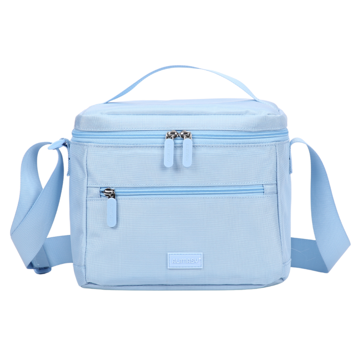 900D Insulated Lunch Bag Light Baby Blue