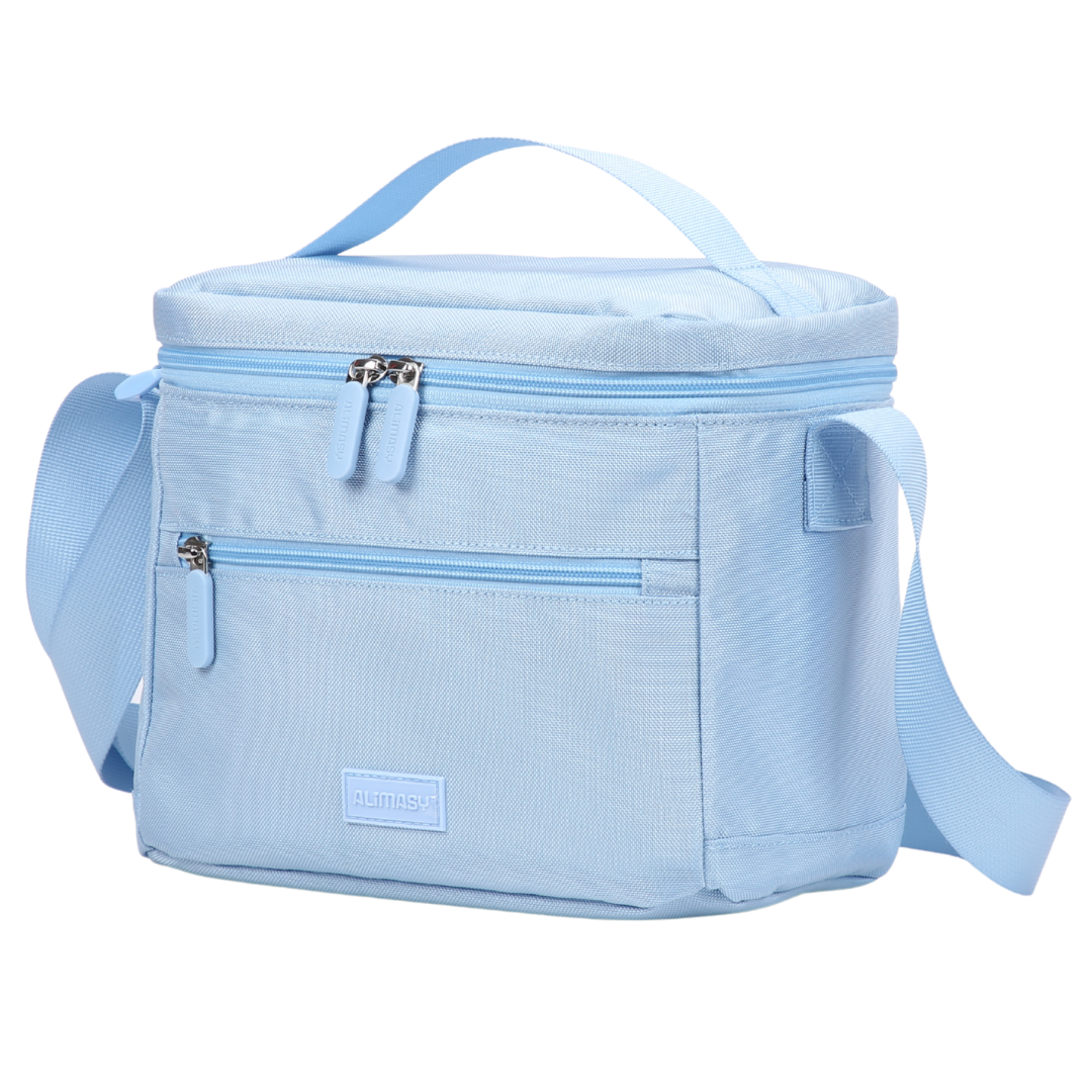 900D Insulated Lunch Bag Light Baby Blue