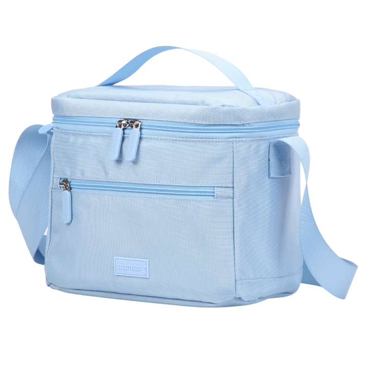900D Insulated Lunch Bag Light Baby Blue