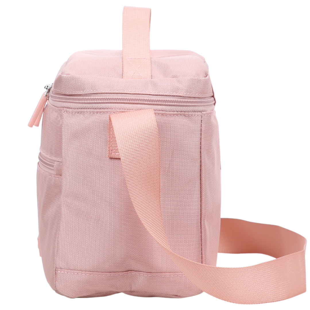 900D Insulated Lunch Bag Blush Light Pink