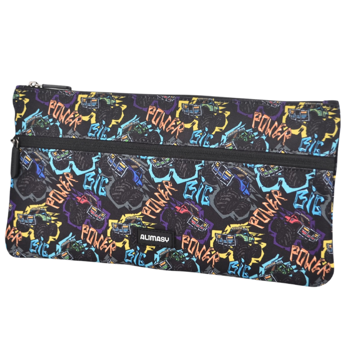 Large School Pencil Case Monster Truck