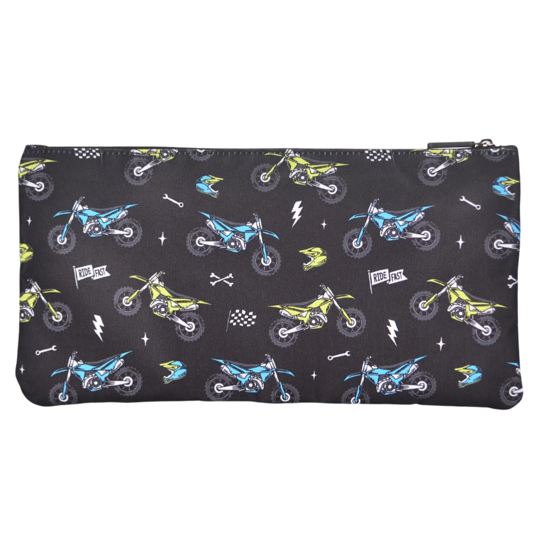 Large School Pencil Case Motorcross