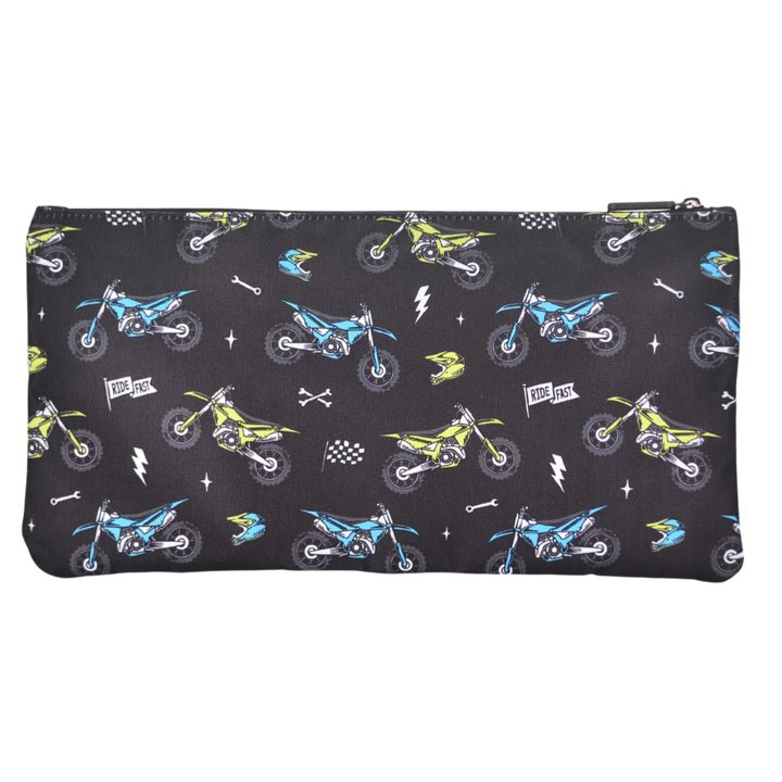 Large School Pencil Case Motorcross