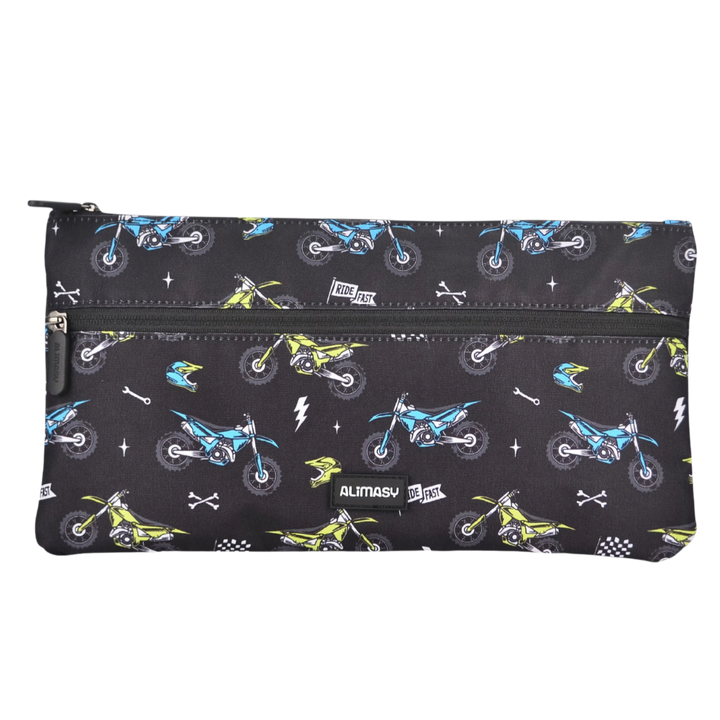 Large School Pencil Case Motorcross