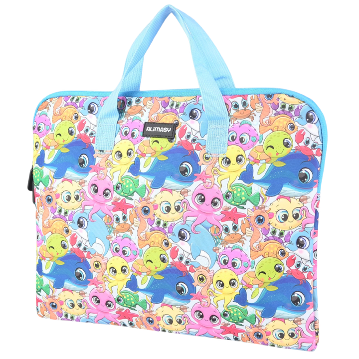 Library Bag 600D Ocean Pals
