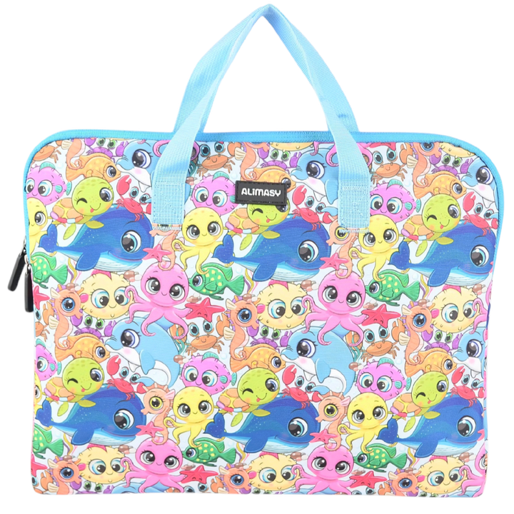 Library Bag 600D Ocean Pals