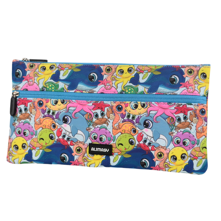 Large School Pencil Case Ocean Pals