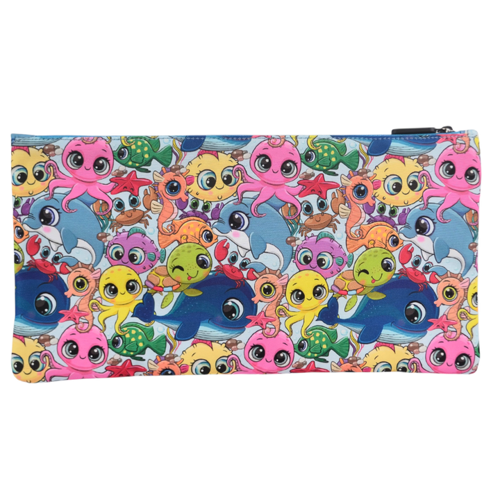 Large School Pencil Case Ocean Pals