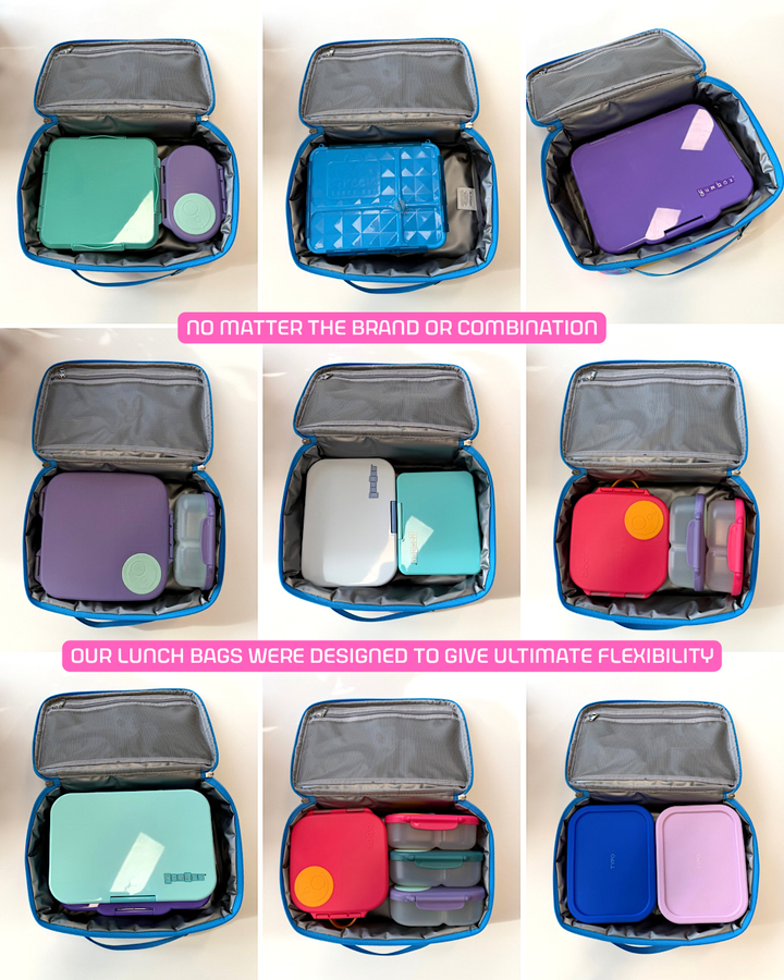 Insulated Lunch Bag Rainbow Daisy