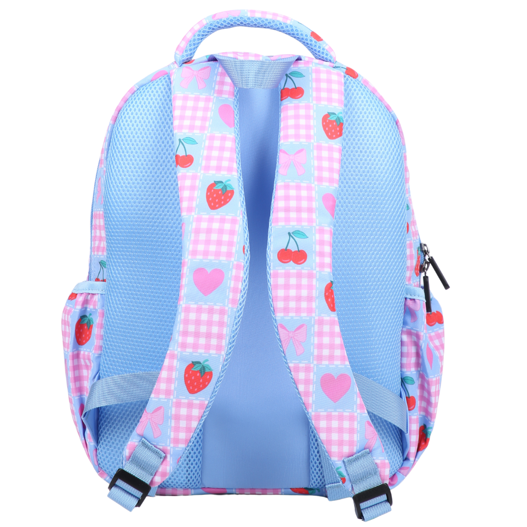Pretty Gingham Midsize Kids Backpack