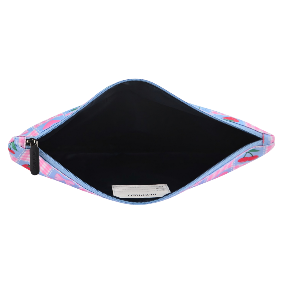 Large School Pencil Case Pretty Gingham