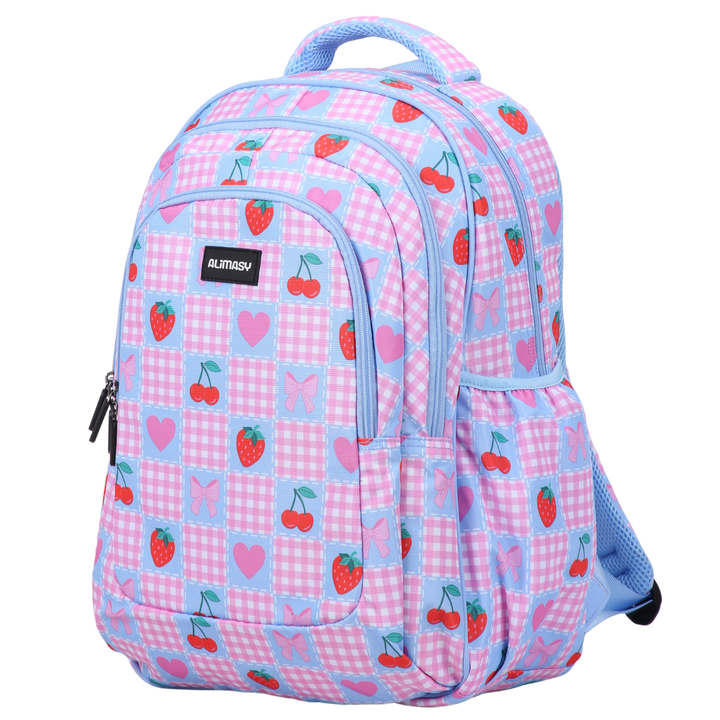 Pretty Gingham Large Backpack