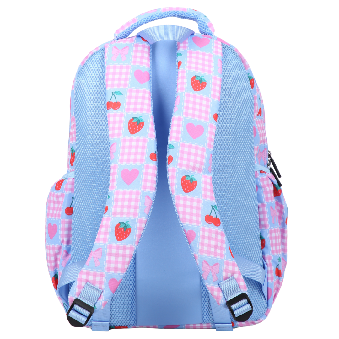 Pretty Gingham Large Backpack