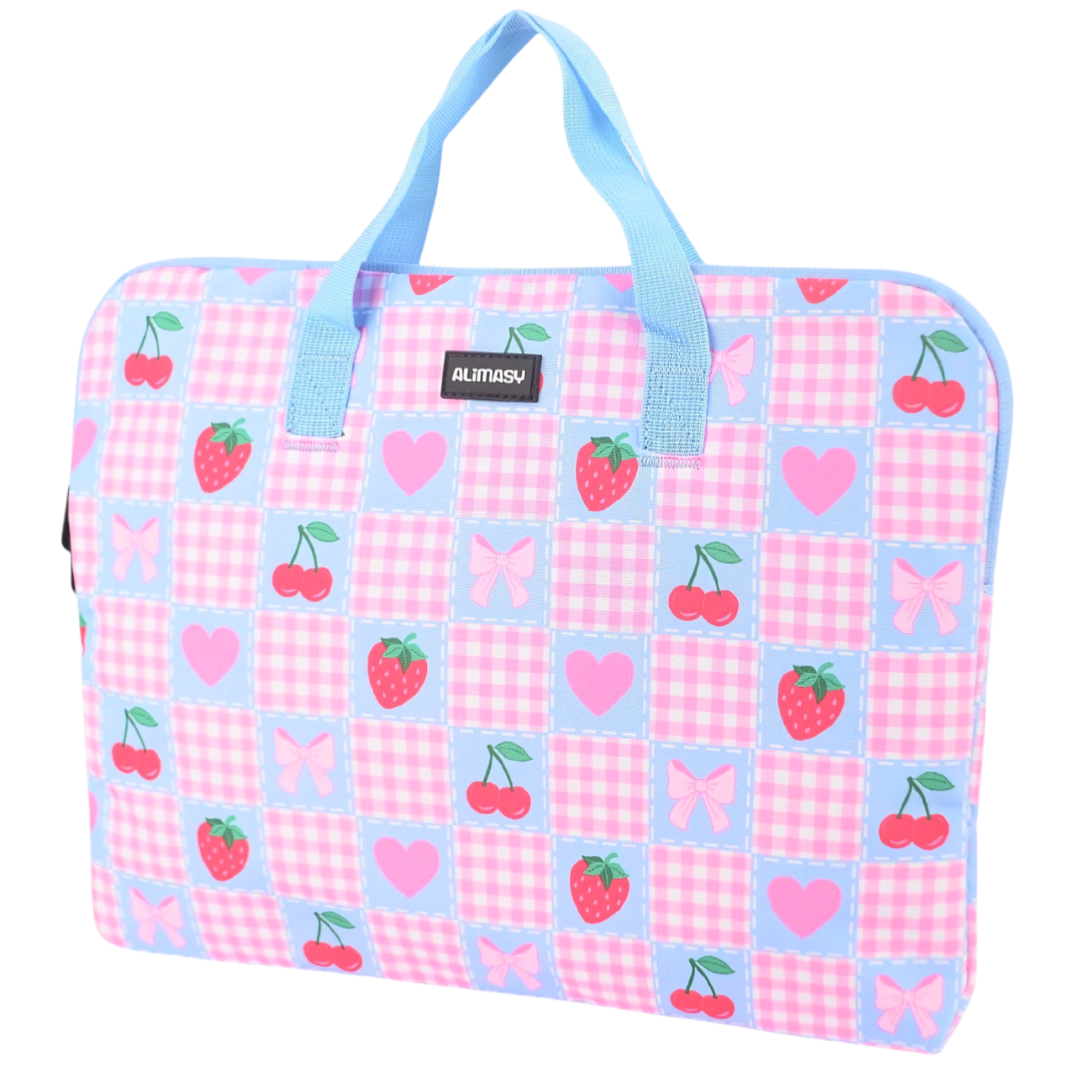 Library Bag 600D Pretty Gingham