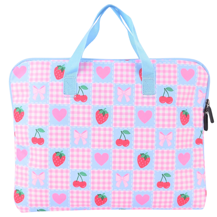 Library Bag 600D Pretty Gingham