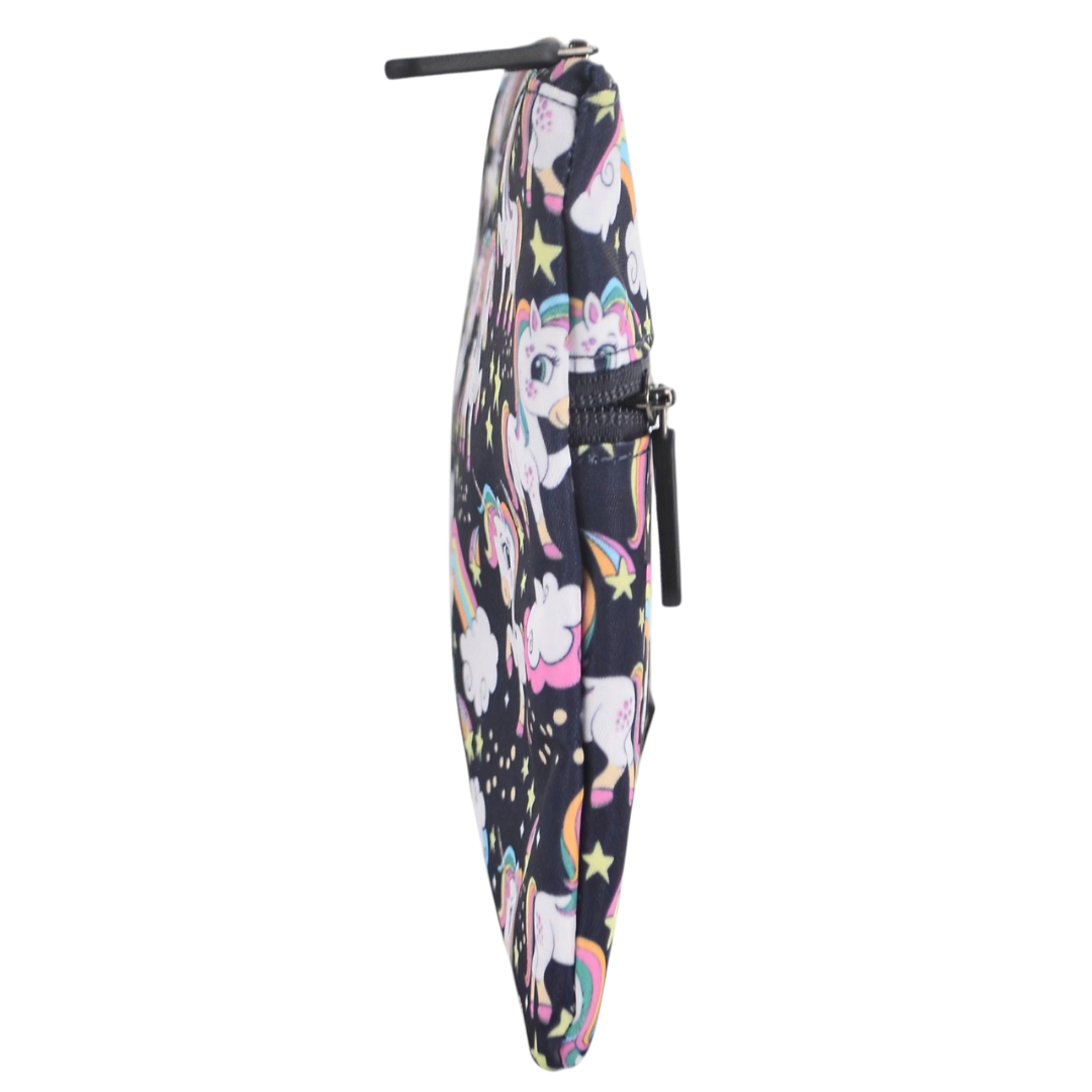 Large School Pencil Case Rainbow Unicorn