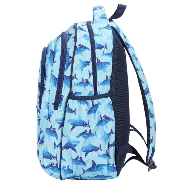 Robot Shark Large School Backpack - Alimasy
