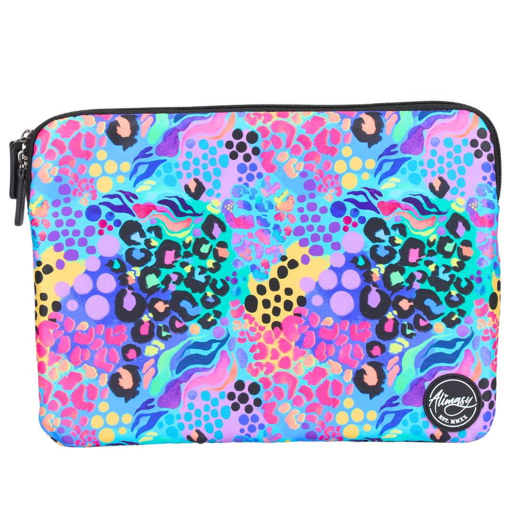 Small Laptop & Tablet Sleeve Electric Leopard