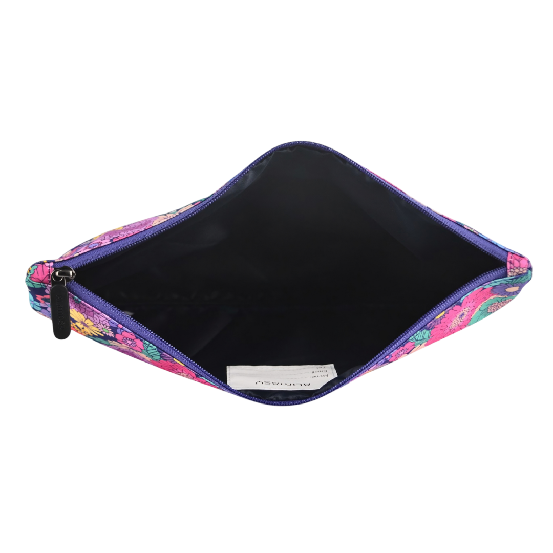 Large School Pencil Case Summer Flowers