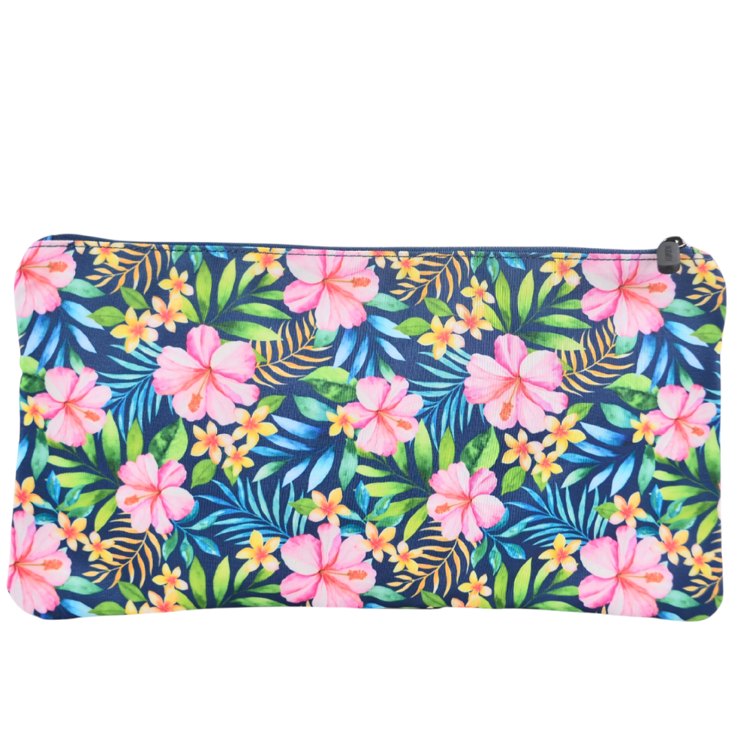 Large School Pencil Case Tropical Bloom