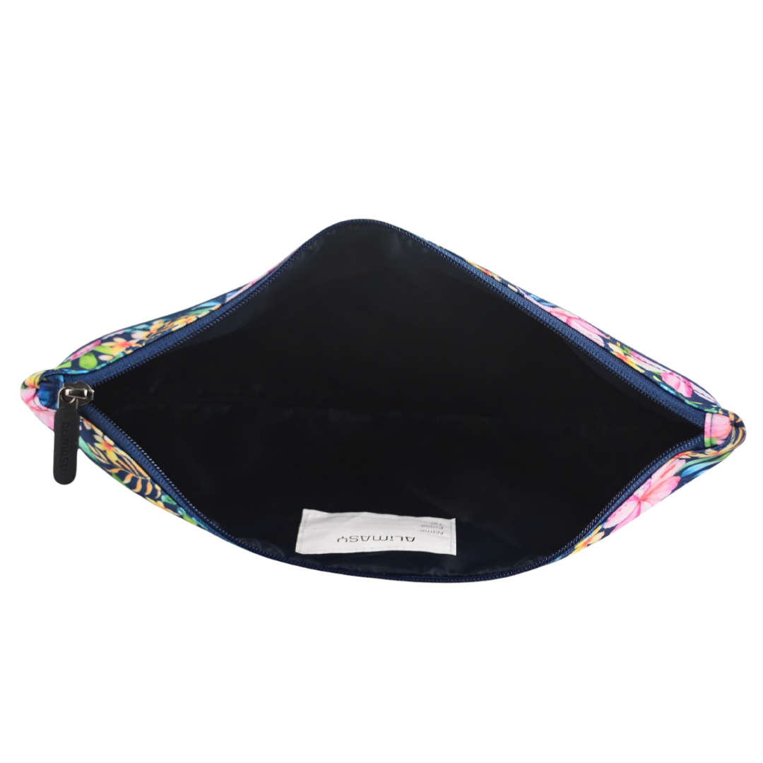 Large School Pencil Case Tropical Bloom