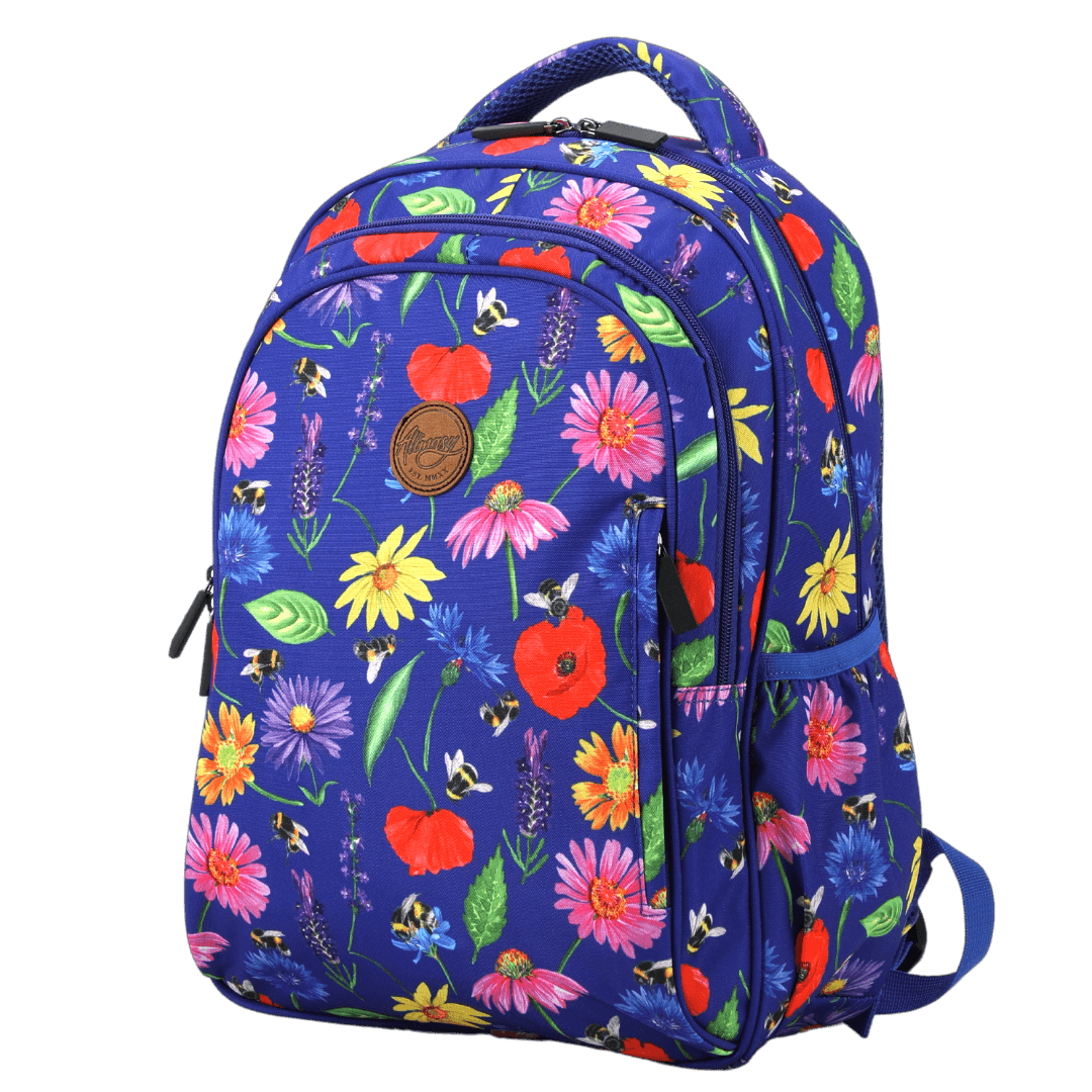 Bees & Wildflowers Midsize Kids Backpack - Alimasy