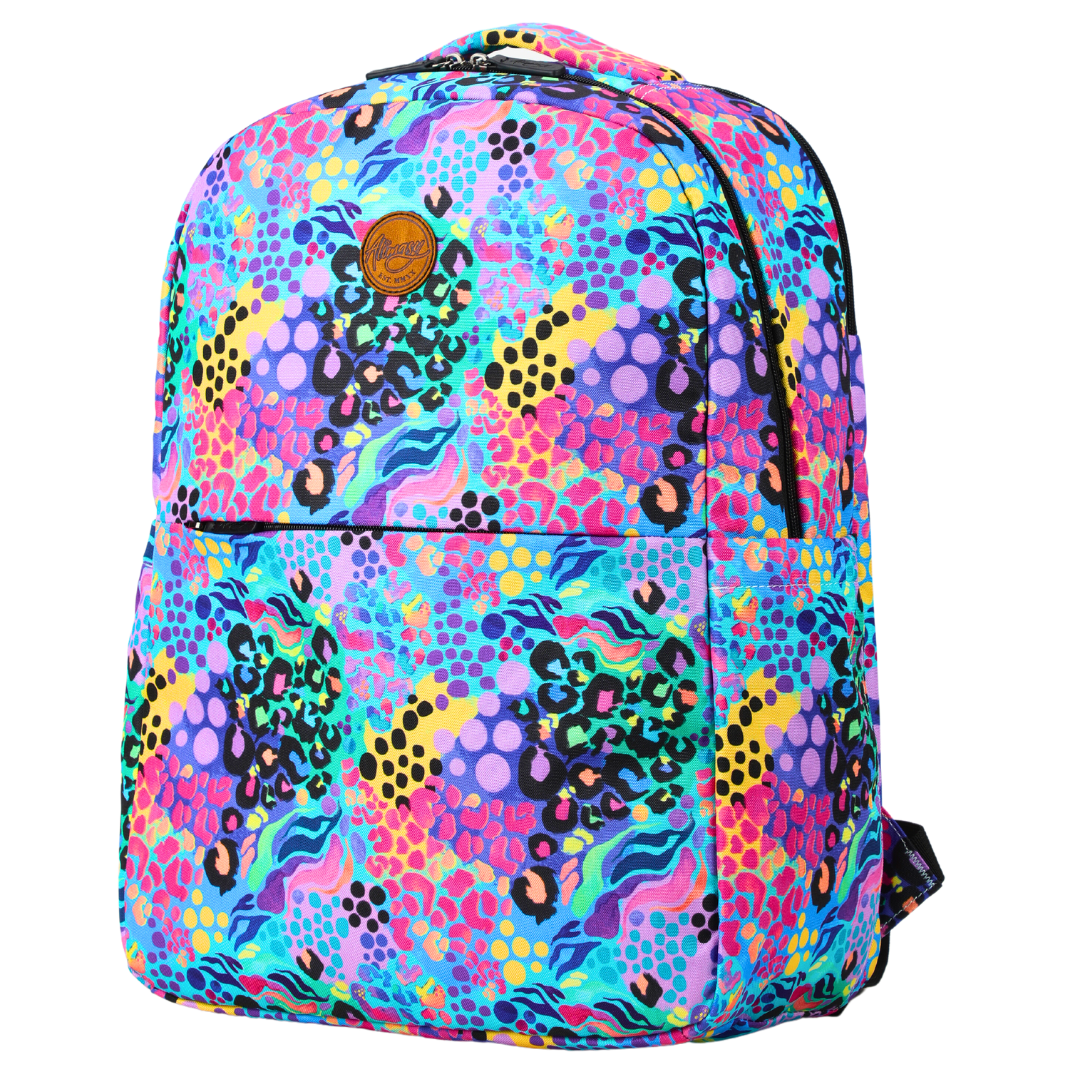 Electric Leopard Laptop Backpack - Alimasy