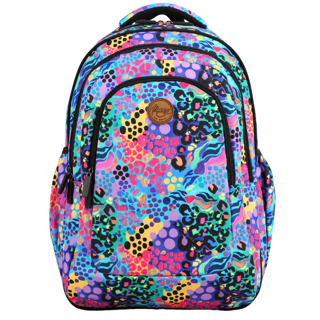 Electric Leopard Kids School Backpack - Alimasy