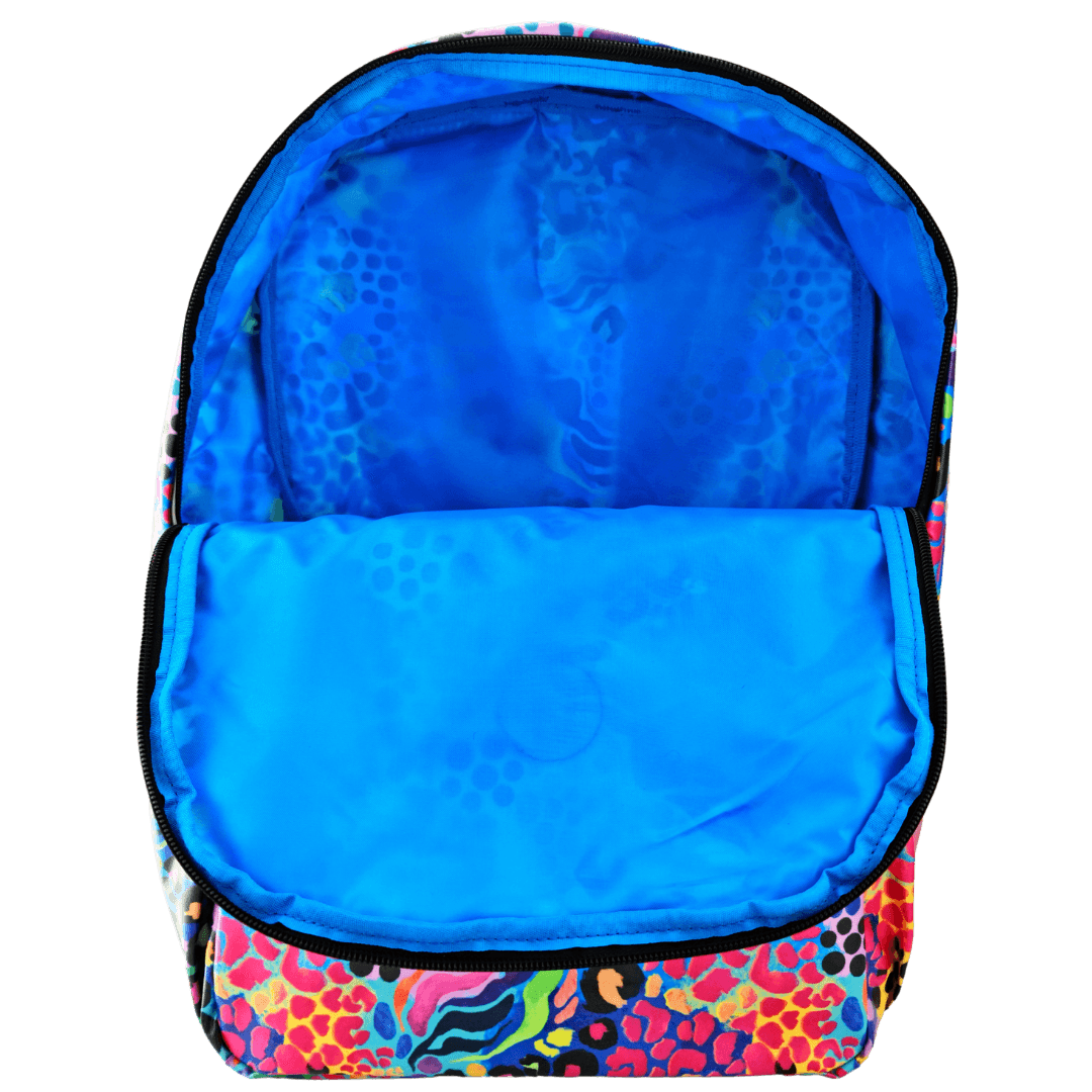 Electric Leopard Kids Waterproof Backpack Swim Bag, Sports Bag Alimasy