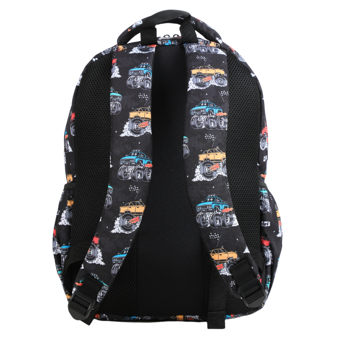 Monster Truck Midsize Kids Backpack | Waterproof Kids School Backpack ...