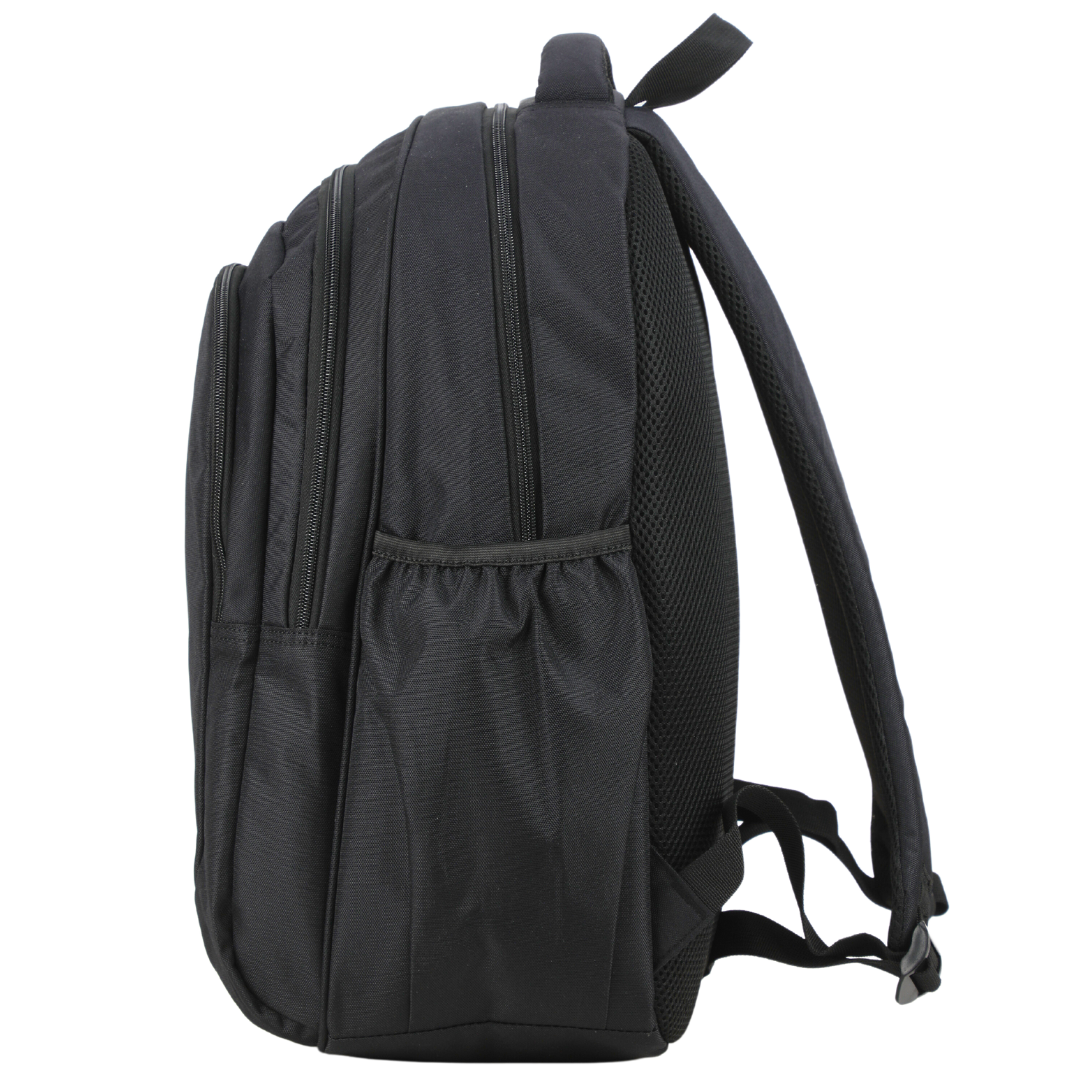 Plain Black Large Backpack High School Black Teen Backpack Alimasy