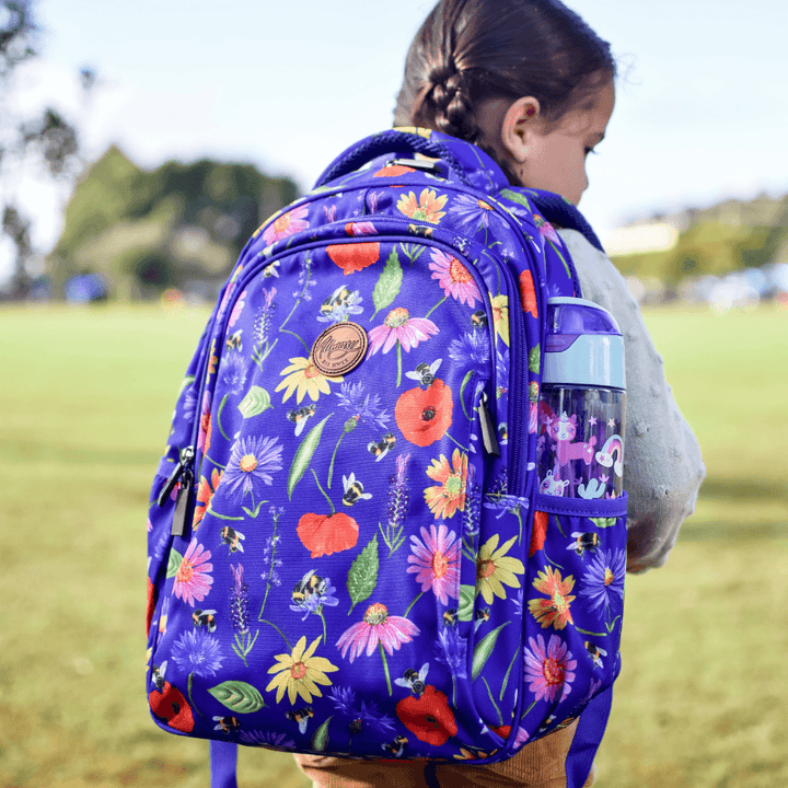 Bees & Wildflowers Midsize Kids Backpack - Alimasy
