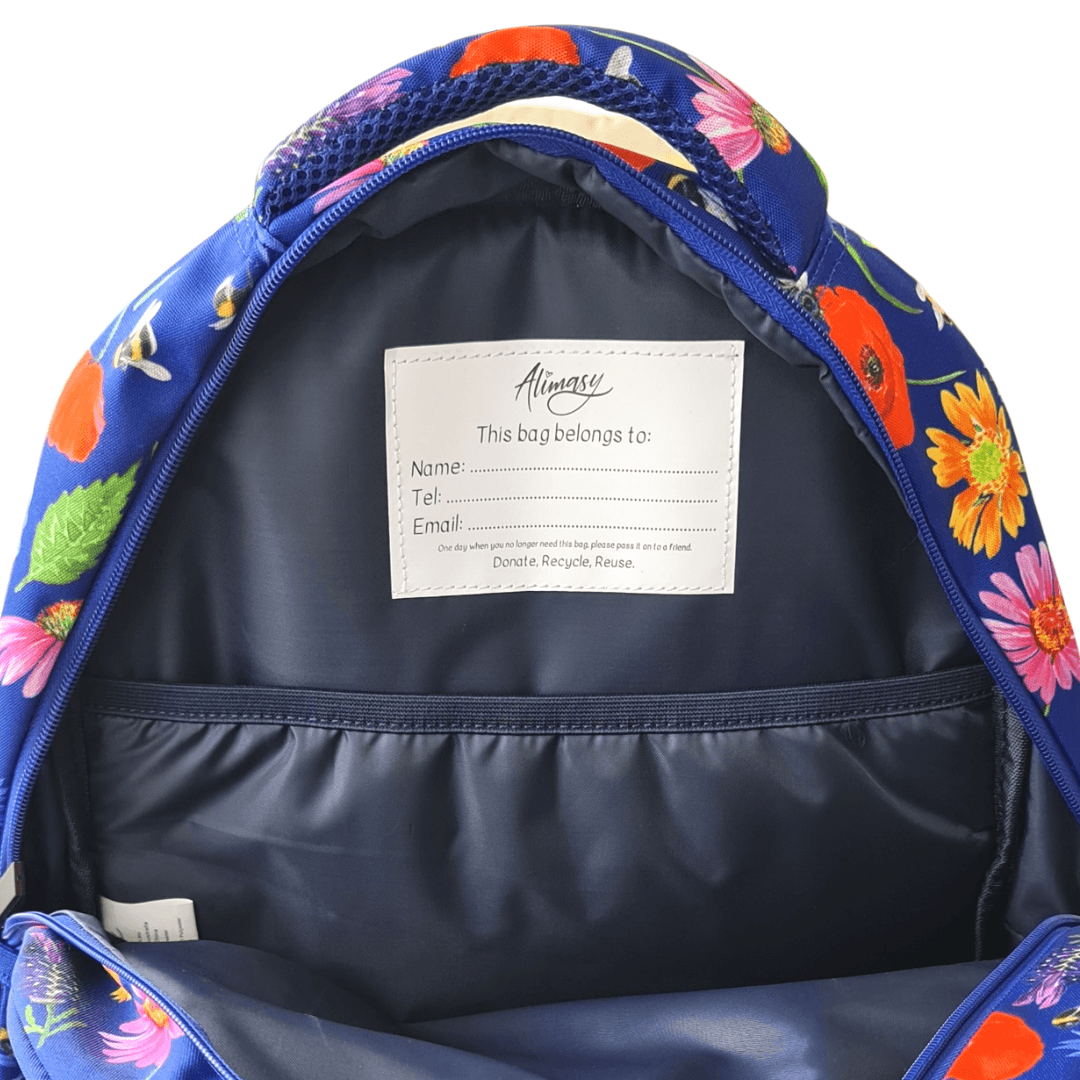 Bees & Wildflowers Kids School Backpack - Alimasy