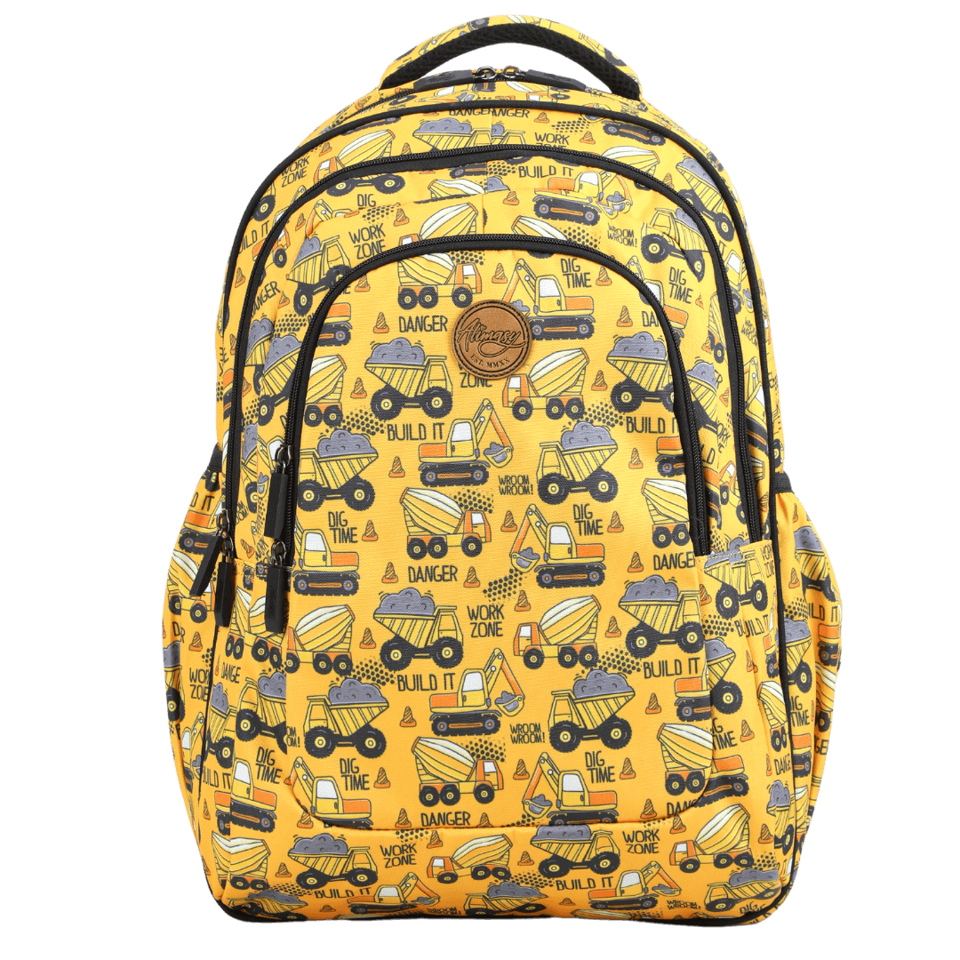 Construction Kids School Backpack - Alimasy