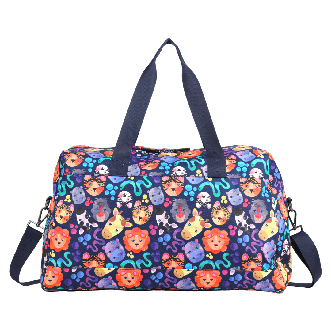 Safari Navy Duffle Overnight Bag Alimasy