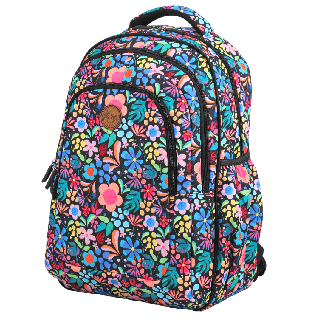 Wonderland Large Kids Backpack - Kasey Rainbow design school bag – Alimasy