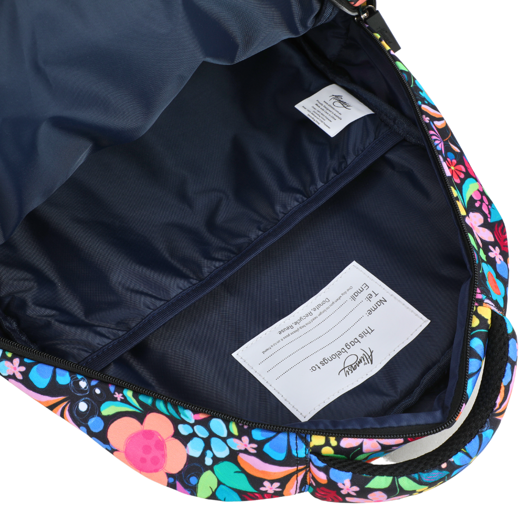 Wonderland Large Kids Backpack - Kasey Rainbow design school bag – Alimasy